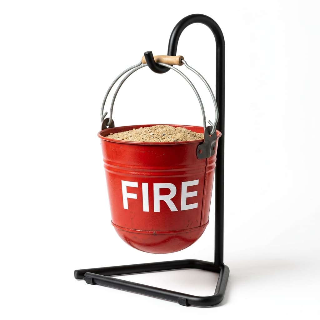 Fire Bucket with Stand