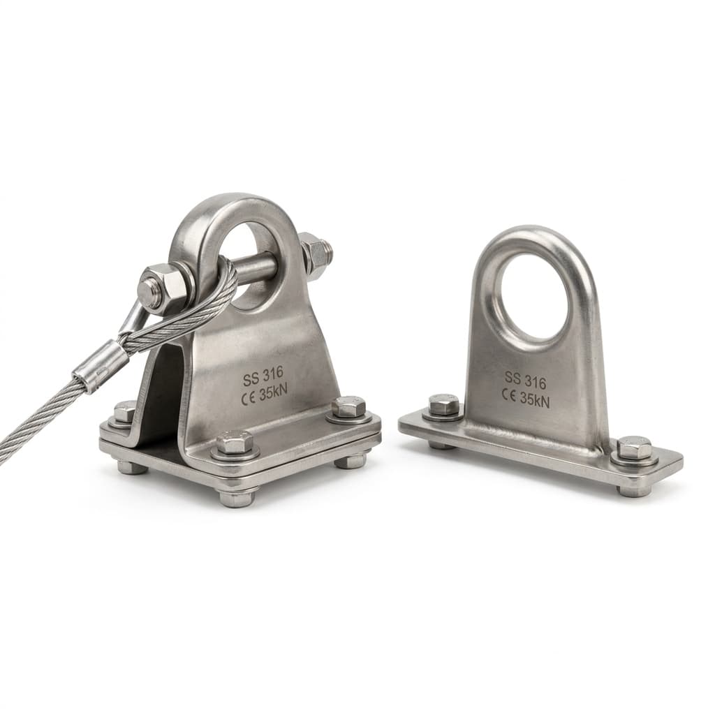 Lifeline SS 316 End & Corner Anchors